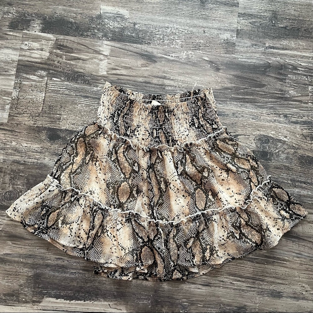 Altar'd State snake skin flowy skirt